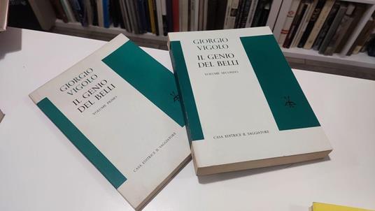 Il genio del Belli 2 volumi - Giorgio Vigolo - copertina