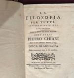 Filosofia per tutti. Lettere scientifiche in versi Martelliani sopra il buon uso della ragione