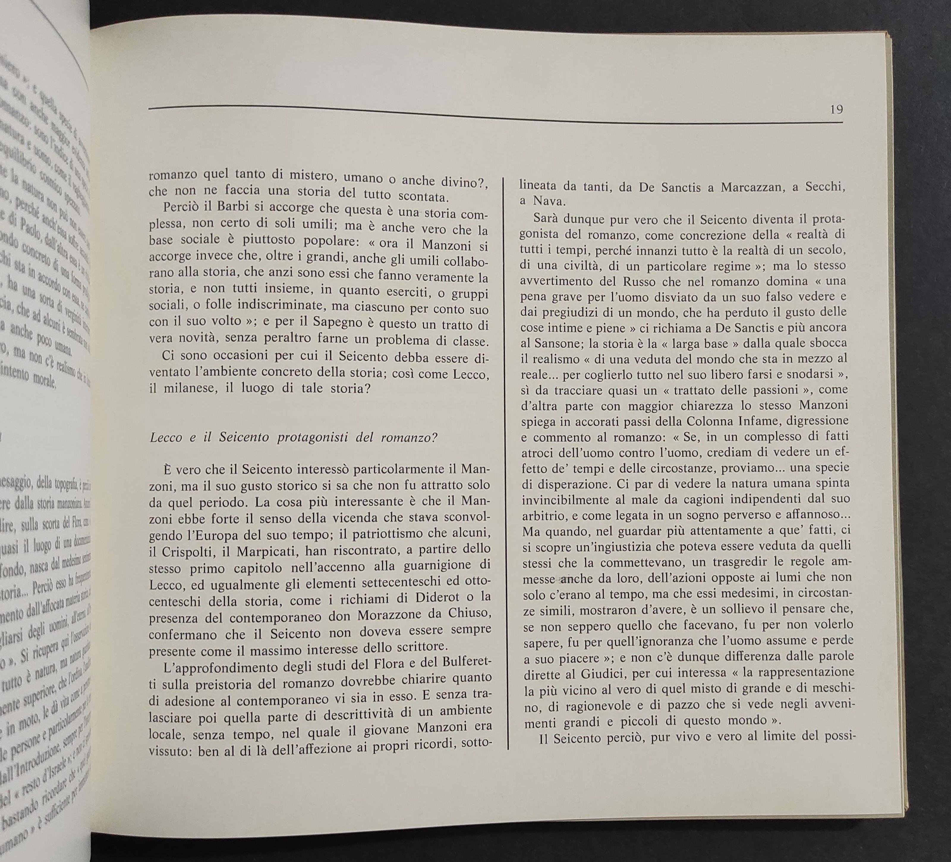 Dal "Romanzo" alla Storia Lecco 1628-1827