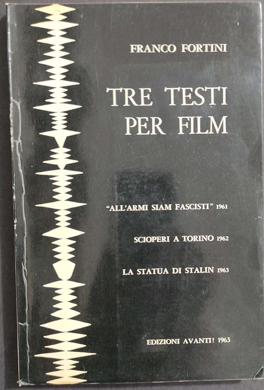 Tre Testi per Film - copertina
