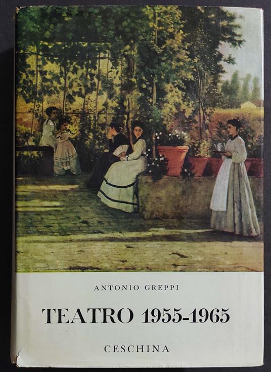 Teatro 1955-1965 IV Volume - Antonio Greppi - copertina