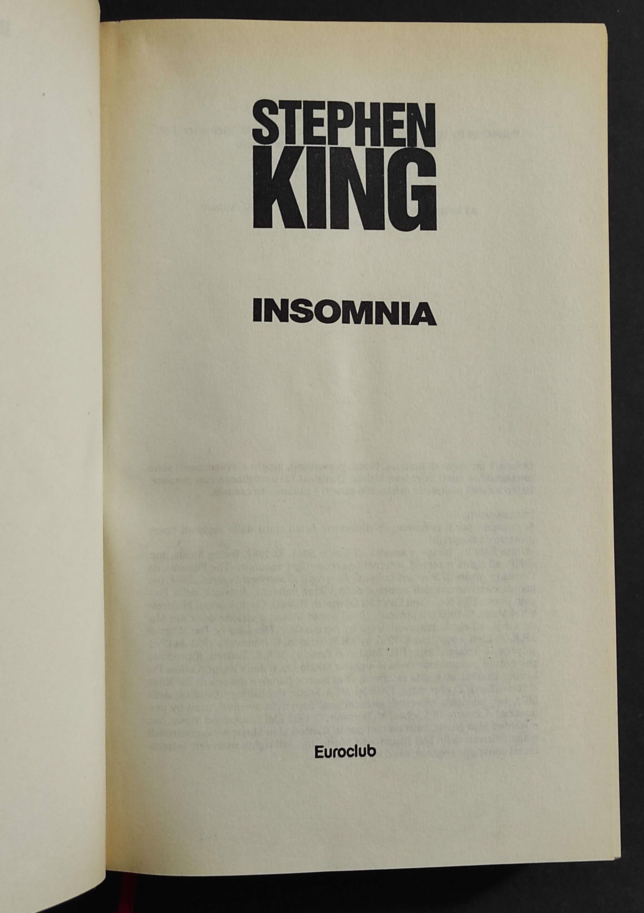 Insomnia