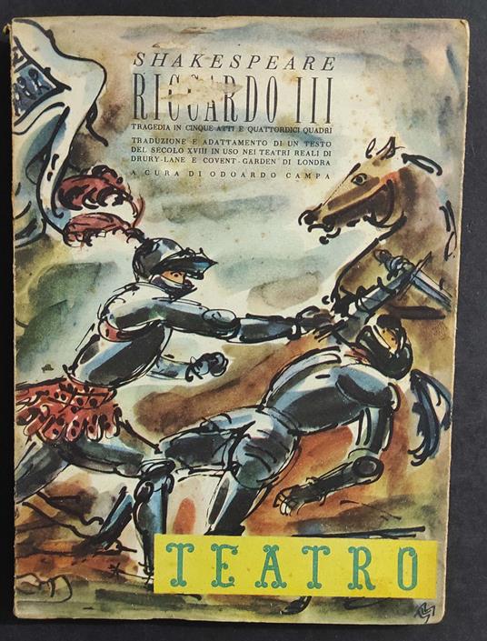 Teatro N.22 - William Shakespeare - copertina