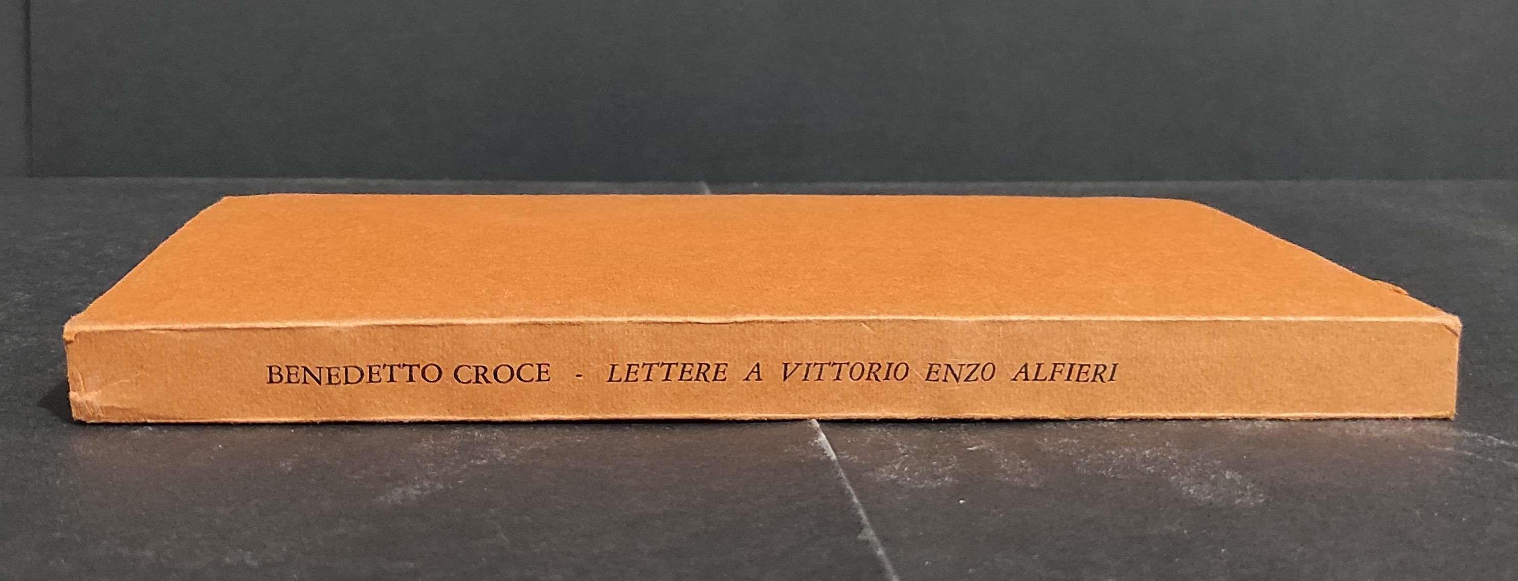 Lettere a Vittorio Enzo Alfieri 1925-1952