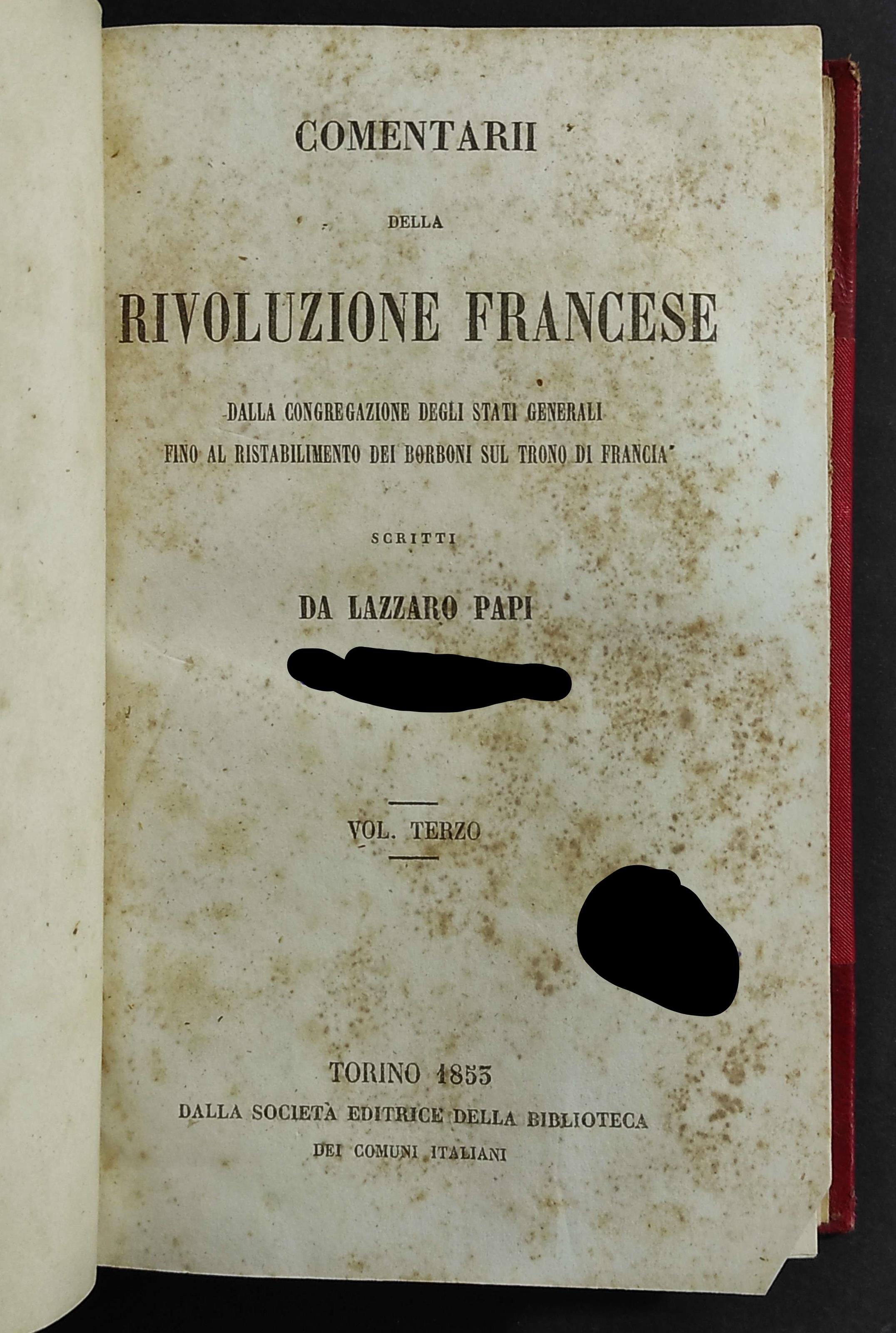 Comentarii Rivoluzione Francese