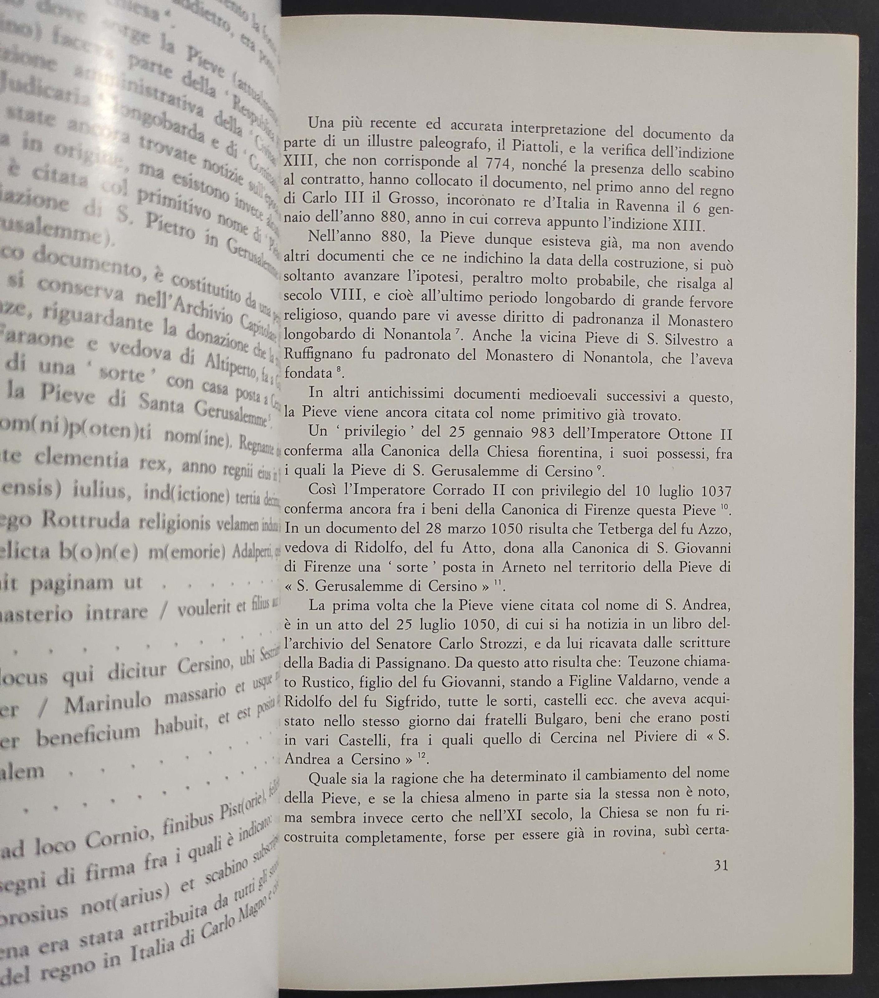 Storia di Una Pieve del Contado Fiorentino