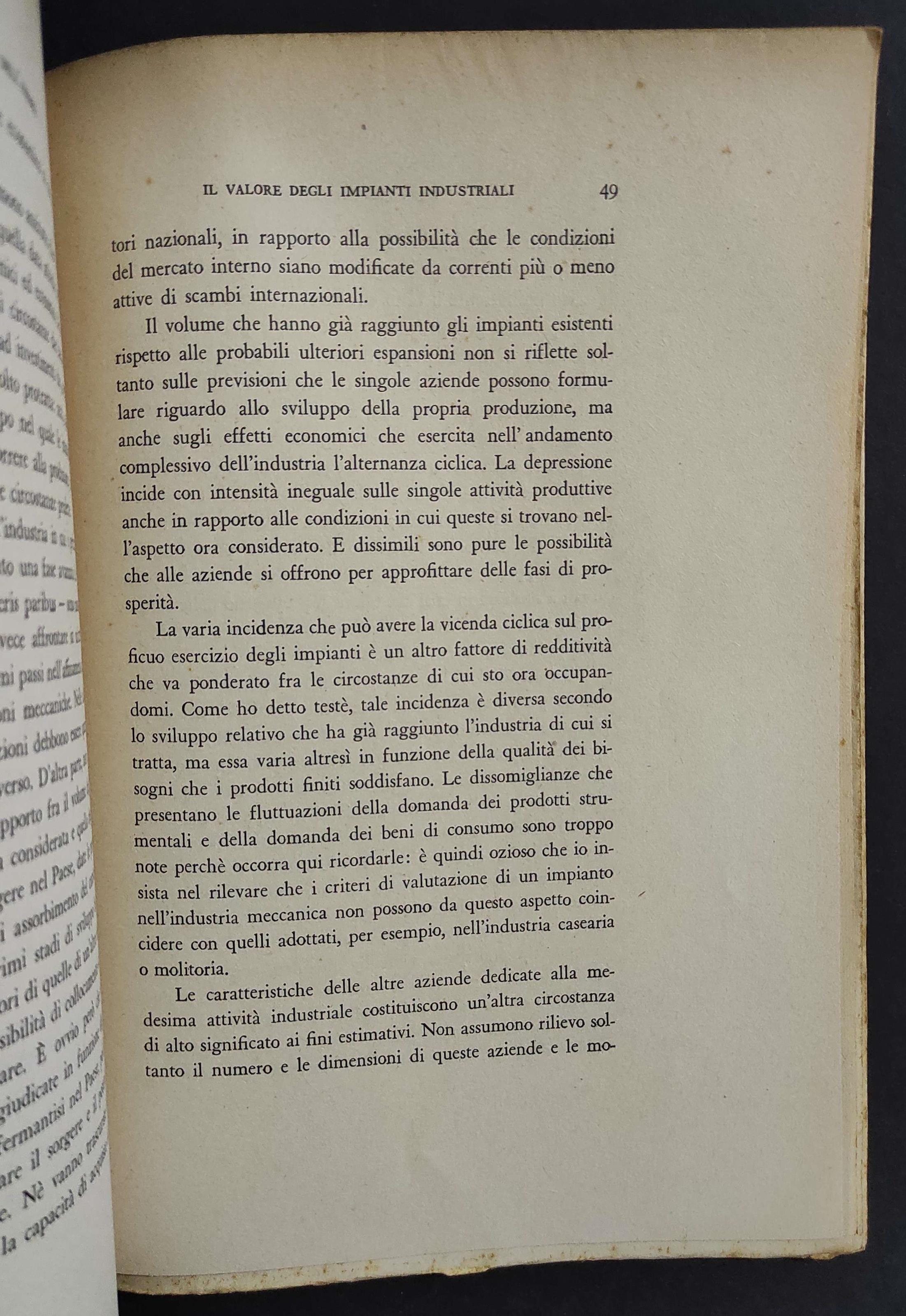 Il Valore degli Impianti Industriali