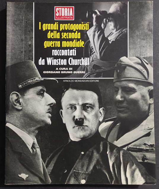 I Grandi Protagonisti della Seconda Guerra Mondiale - Giordano Bruno Guerri - copertina