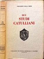 Due studi catulliani