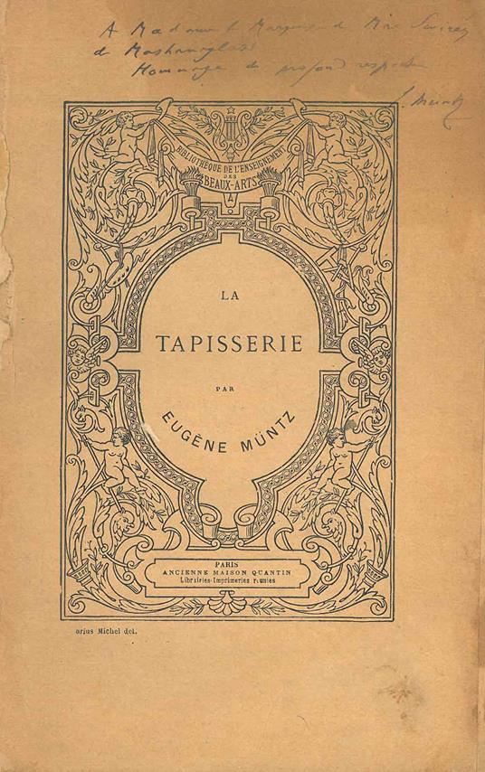 tapisserie - Eugène Müntz - copertina