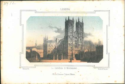 Litografia della Cattedrale di Westminster - copertina