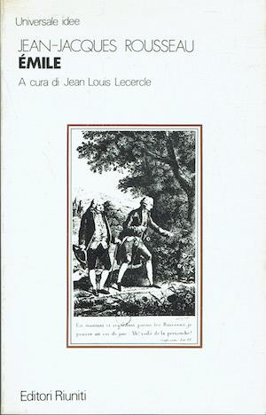 Emile - Jean-Jacques Rousseau - copertina