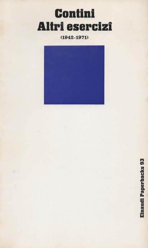 Altri esercizi (1942-1971) - Gianfranco Contini - copertina