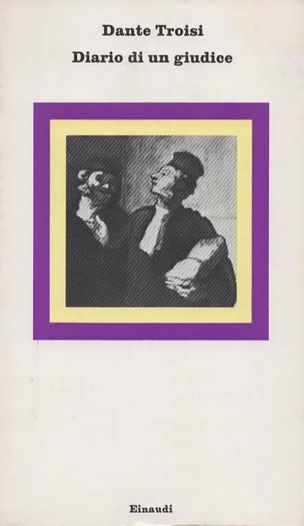Diario di un giudice - Dante Troisi - copertina