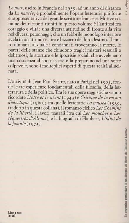 Il muro - Jean-Paul Sartre - 2