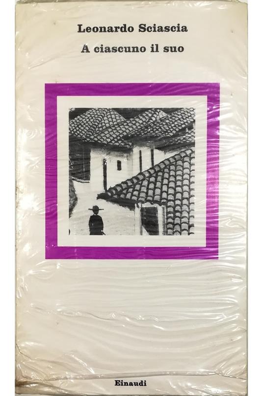 A ciascuno il suo - Leonardo Sciascia - copertina