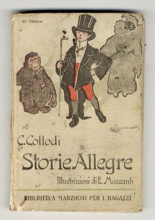 Storie allegre. Disegni di E. Mazzanti. 41a edizione - Carlo Collodi - copertina