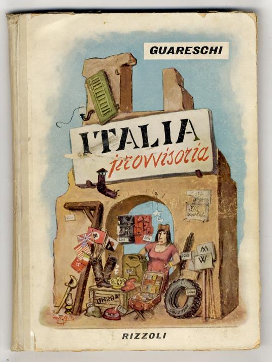 Italia provvisoria. Album del dopoguerra - Giovanni Guareschi - copertina