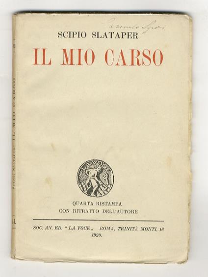Il mio Carso. Quarta edizione - Scipio Slataper - copertina