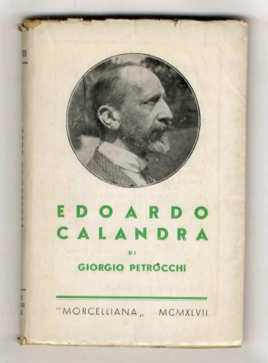 Edoardo Calandra - Giorgio Petrocchi - copertina