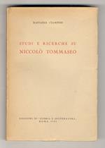 Studi e ricerche su Niccolò Tommaseo