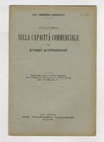 Ancora sulla capacità commerciale dei gruppi professionali