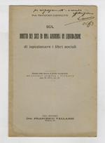 Sul diritto dei soci di una anonima in liquidazione di ispezionare i libri sociali