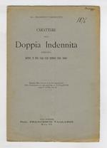 Carattere della Doppia indennità prevista dall'art. 31 della legge sugli infortuni (testo unico)