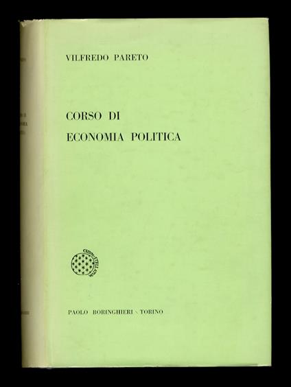 Corso di economia politica. Volume primo [-secondo] - Vilfredo Pareto - copertina