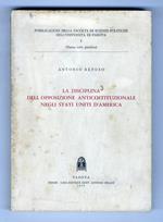 La disciplina dell'opposizione anticostotuzionale negli Stati Uniti d'America