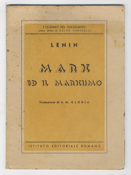 Marx e il marxismo - Lenin - copertina