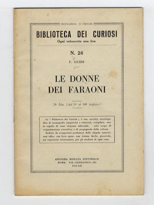 Le donne dei faraoni. 2a ediz - Fabio Guidi - copertina
