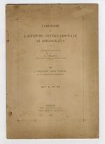 I cataloghi e l'Istituto Internazionale di Bibliografia. Osservazioni. II: i cataloghi degli editori e il catalogo perenne