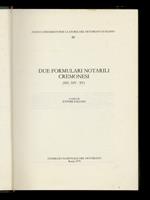 Due formulari notarili cremonesi (sec. XIV-XV) [...]
