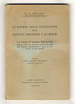 La riforma della legislazione sulle privative industriali e sui marchi. Il R. Decreto 13 dicembre 1934, n. 1602. Relazione al Re testo del Decreto, raffrontato con quello delle disposizioni precedentemente in vigore, con cenni illustrativi ed indice