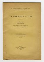 La voce delle vittime. Protesta dei Gesuiti espulsi al popolo portoghese
