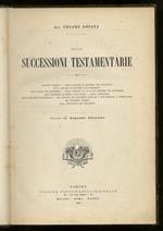 Le successioni testamentarie
