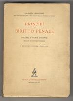Principî di diritto penale. Volume secondo: Parte speciale. Delitti e contravvenzioni. 2ª edizione riveduta e ampliata