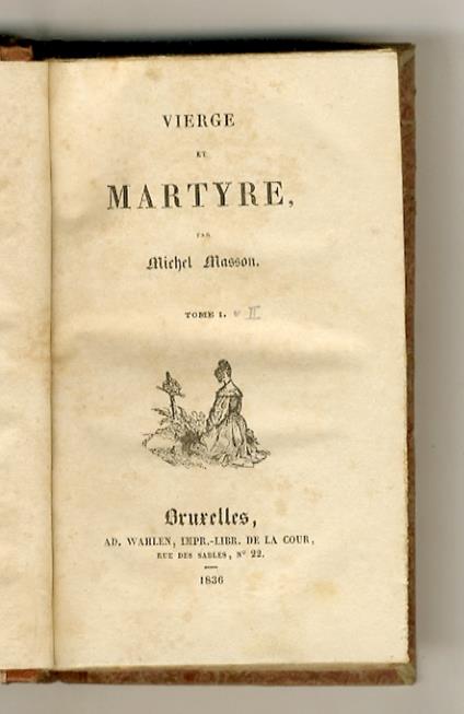 Vierge et martyre - Michel Masson - copertina