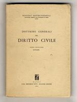 Dottrine generali del diritto civile. Nona edizione. Ristampa