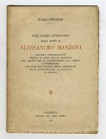 Nel cinquantenario della morte di Alessandro Manzoni. Discorso commemorativo tenuto il XXIII maggio MCMXXIII nel salone del R. Conservatorio 