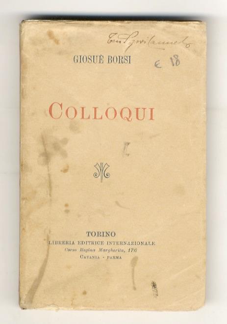 Colloqui - copertina
