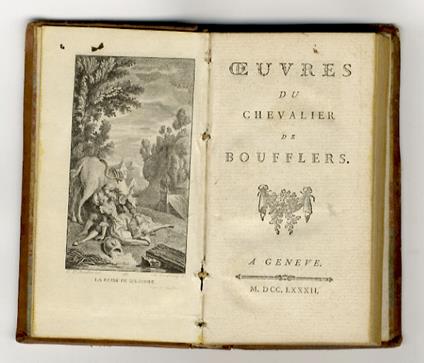 Oeuvres du chevalier de Boufflers - copertina