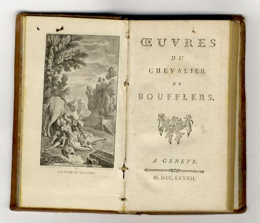 Oeuvres du chevalier de Boufflers - copertina
