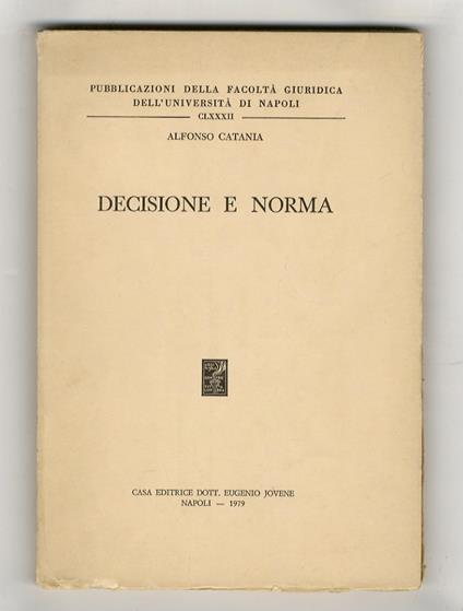 Decisione e norma - copertina