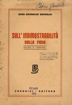 Sull'indimostrabilità della fede. Dialogo e 