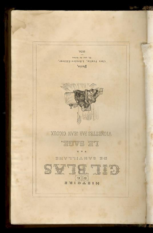 Histoire de Gil Blas (...) Vignettes par Jean Gigoux - copertina