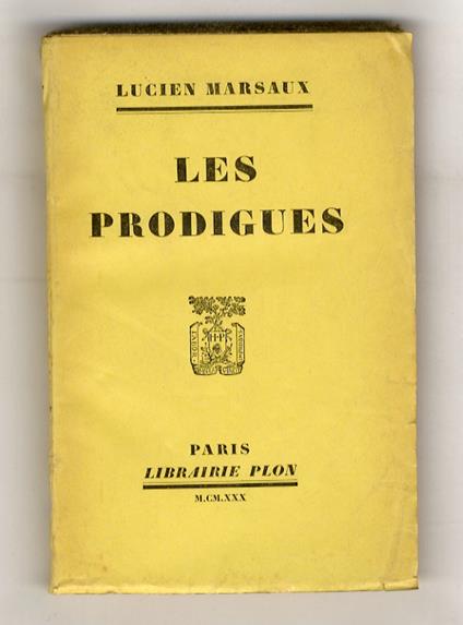 Les prodigues - copertina