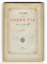 Notizie delle opere pie del comune di Arezzo