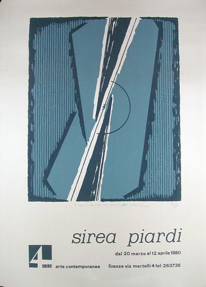 Sirea Piardi dal 20 marzo al 12 aprile 1980. 4 emme arte contemporanea - copertina